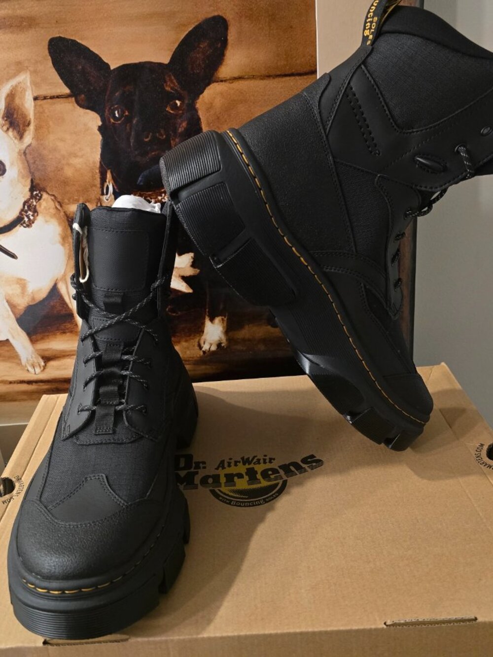 Dr. Martens DMXL Boots Cordura RARE 31924001 Waterproof Men's Size 10 US NEW